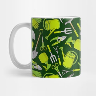 Gardening Icons Pattern Mug